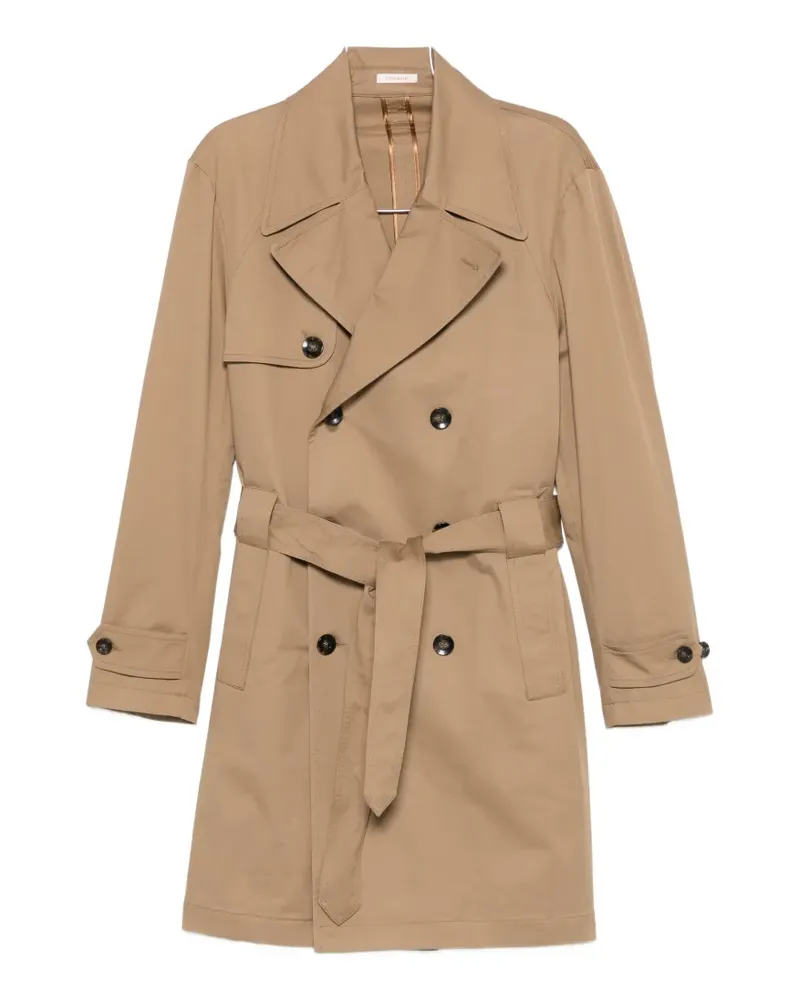 OFFICINA 36 double-breasted belted coat - Braun Braun