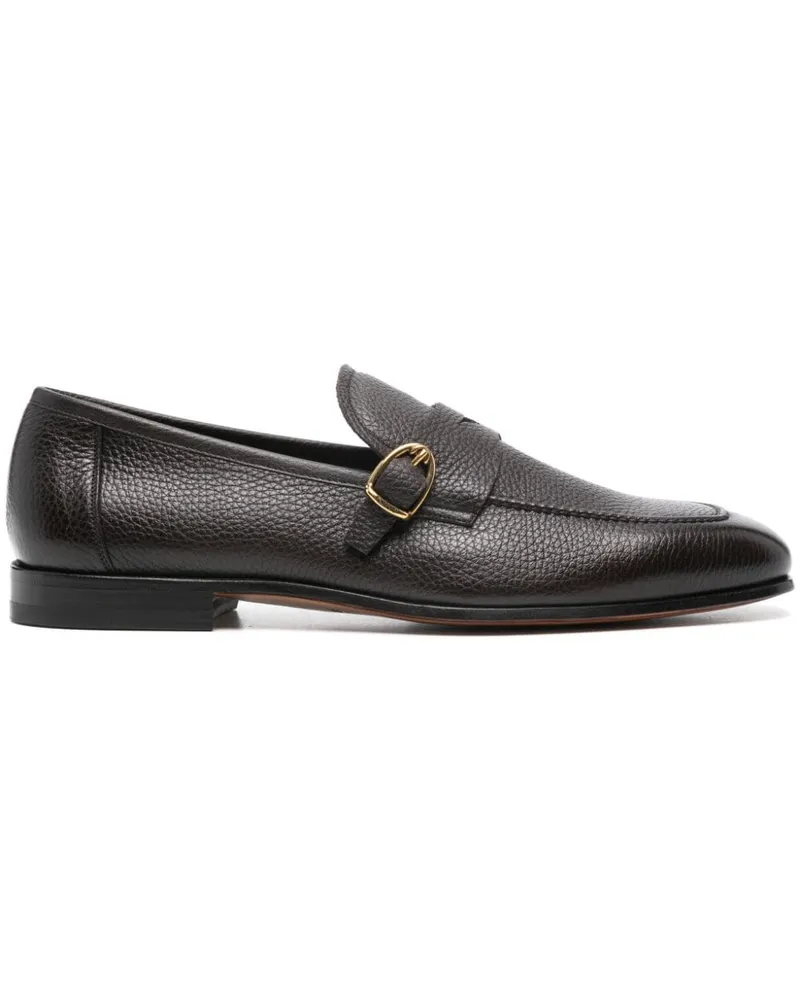 Tom Ford Grain Dover Buckle Loafer - Braun Braun