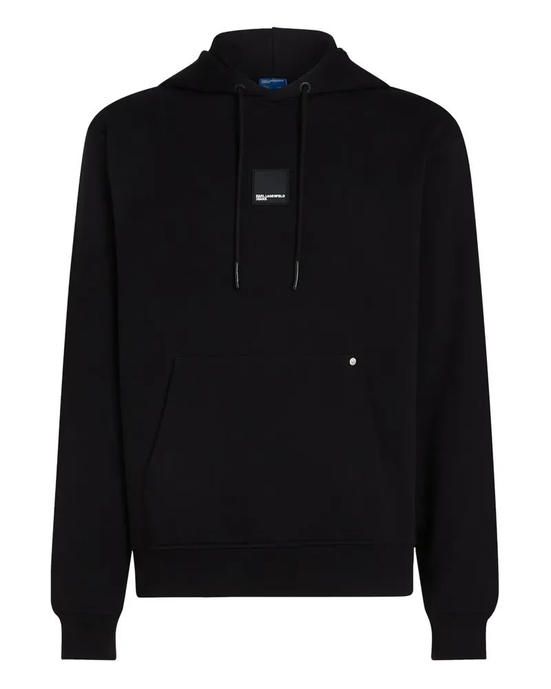 Karl Lagerfeld Hoodie mit grafischem Print - Schwarz Schwarz