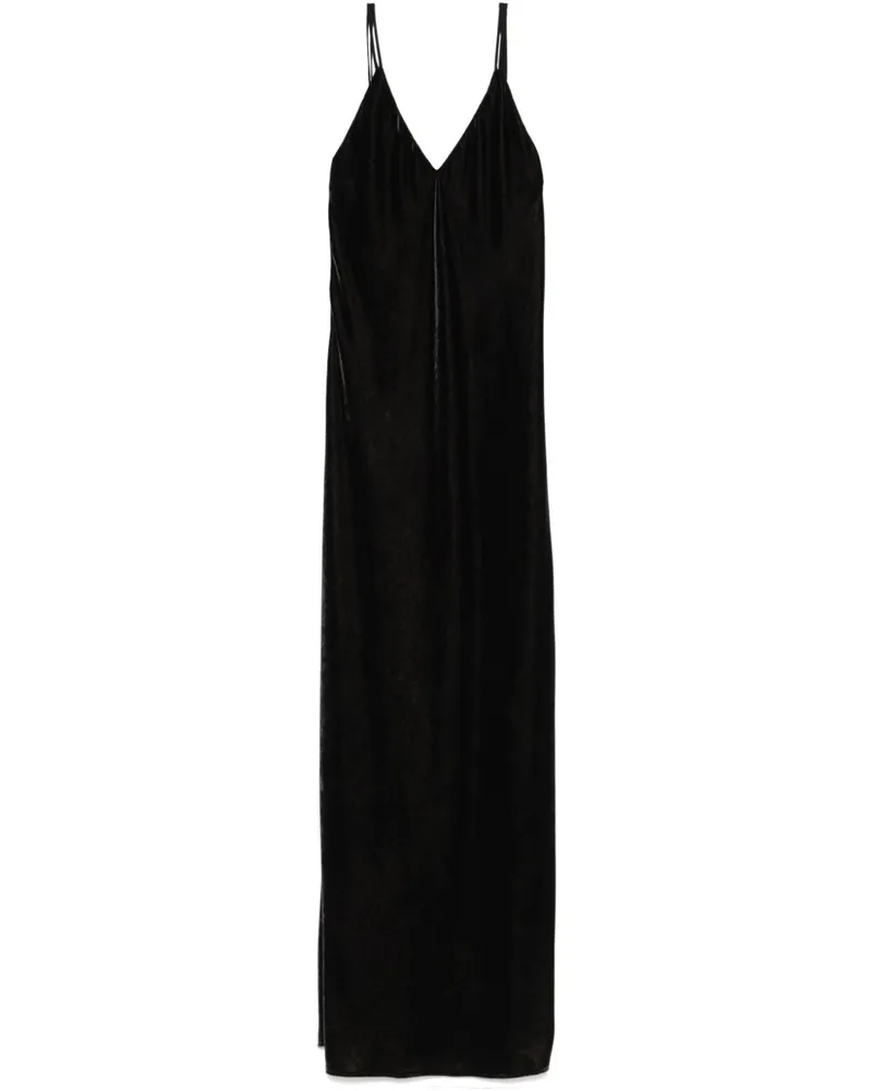 Blanca Langes Kleid aus Samt - Grau Grau