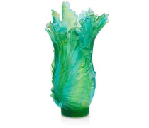 Magnum Borneo Vase aus Kristall 60cm - Grün