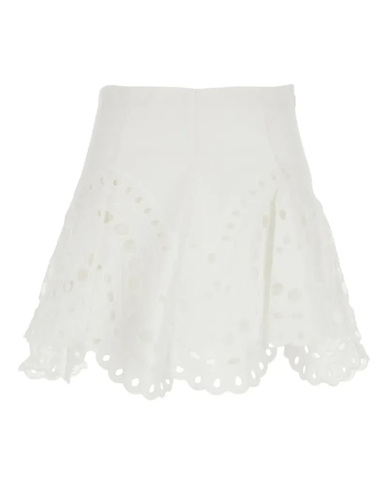 Charo Ruiz Sail eyelet skirt - Weiß Weiß