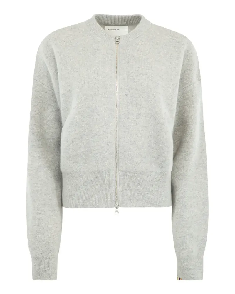 extreme cashmere Xtra Fun zip-up cardigan - Grau Grau