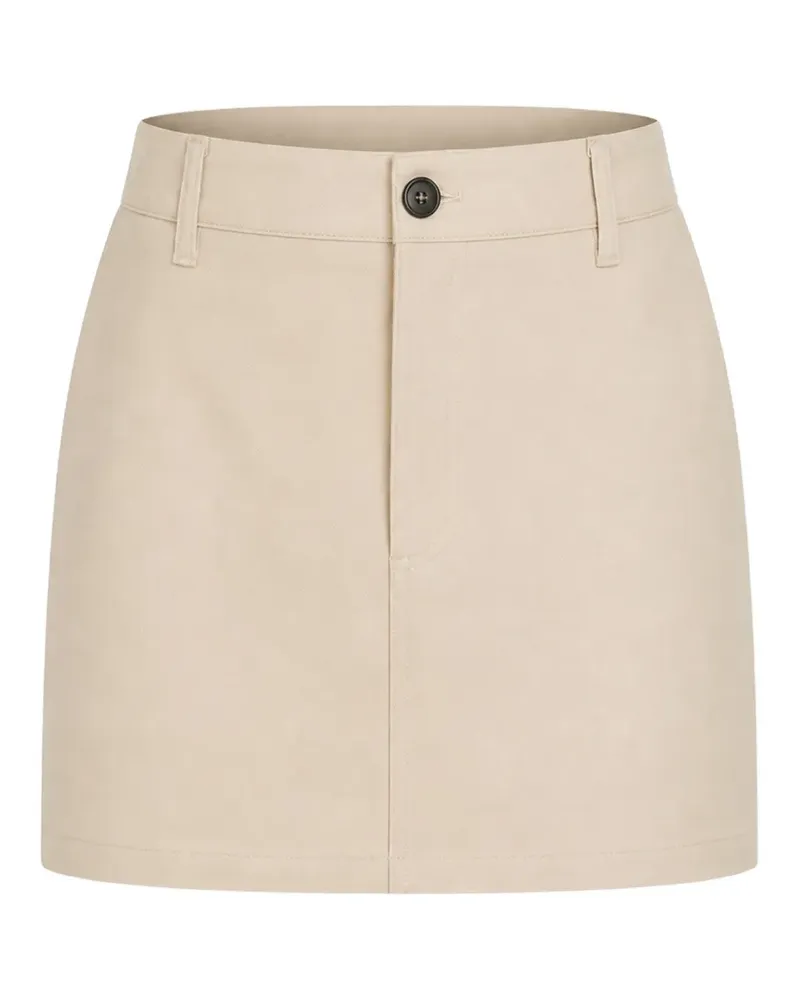 WARDROBE.NYC button-fastening mini skirt - Nude Nude