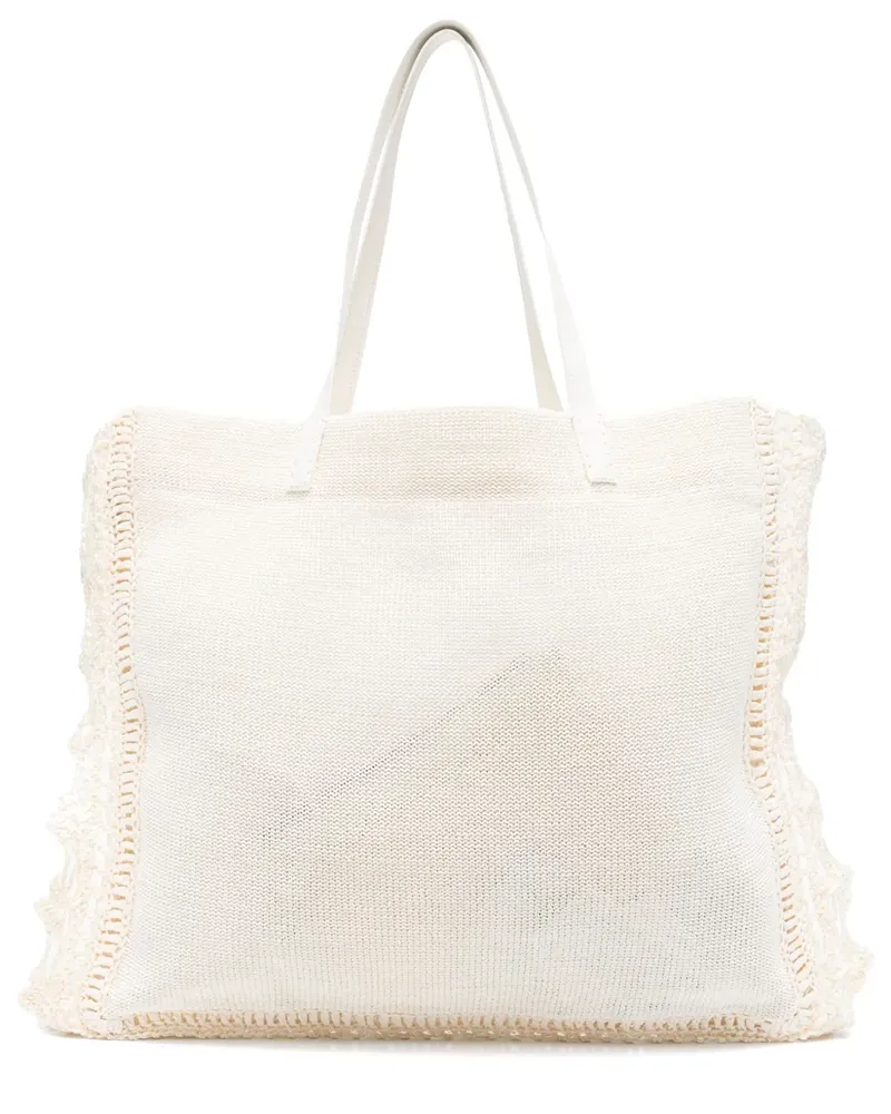 J.W.Anderson Gehäkelte Tote Bag - Nude Nude