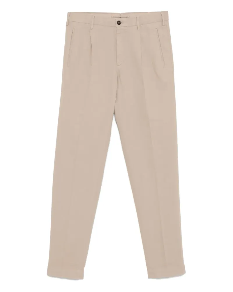 Incotex Hose mit Faltendetail - Nude Nude