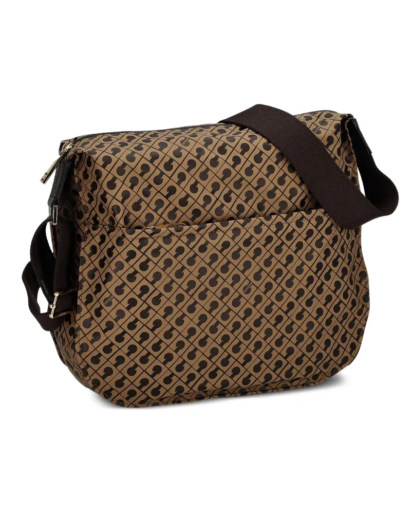 Gherardini patterned backpack - Braun Braun