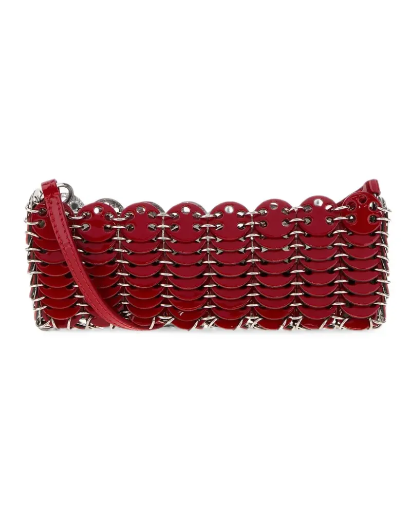 Paco Rabanne Nano Flip Schultertasche - Rot Rot