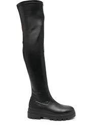 Tommy Hilfiger Klassische Overknee-Stiefel Schwarz