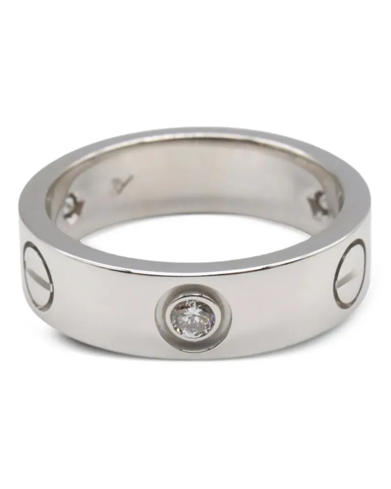 Cartier 14K white gold Love diamond ring - Silber Silber