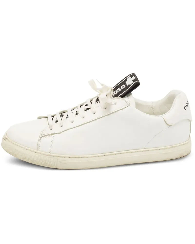 Dsquared2 Pre-owned Sneakers aus Leder - Weiß Weiß