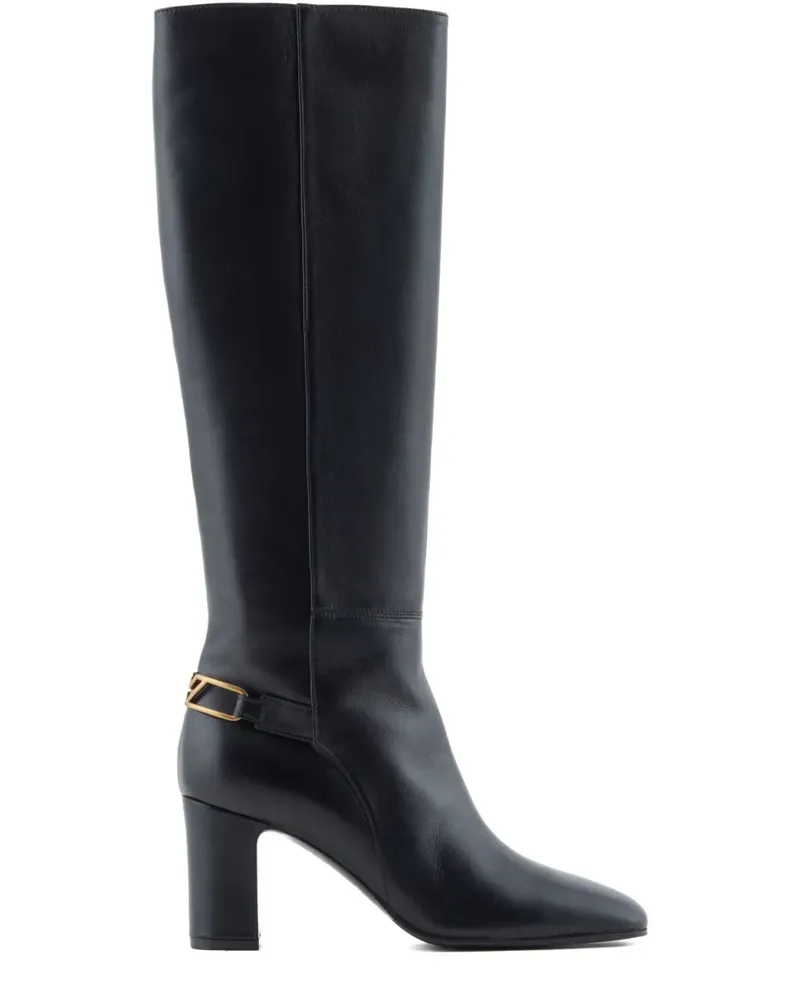 Emporio Armani Stiefel mit Schnalle - Schwarz Schwarz