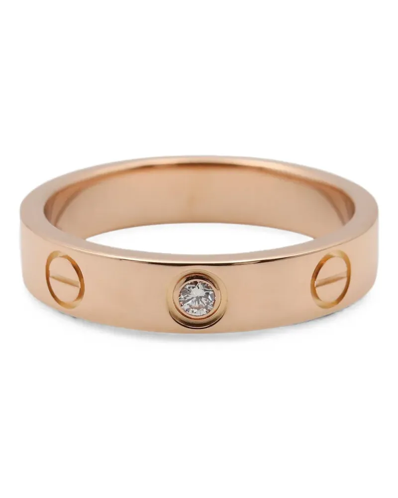 Cartier 2010s mini Love diamond ring - Rosa Rosa
