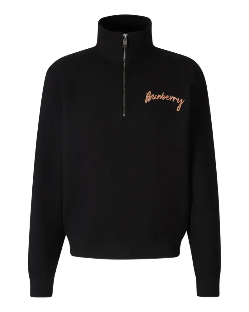 Burberry Pullover mit Reißverschluss - Schwarz Schwarz