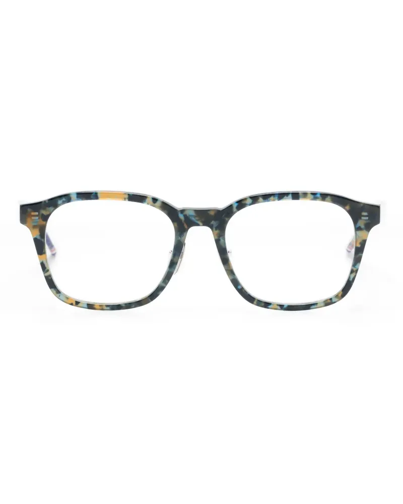 Thom Browne Brille in Schildpattoptik - Blau Blau