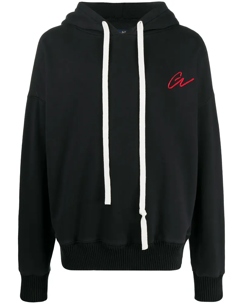 Paul & Shark Kapuzenpullover mit Logo-Stickerei - Blau Blau