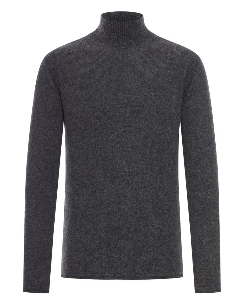 Roberto Collina Pullover mit Stehkragen - Grau Grau