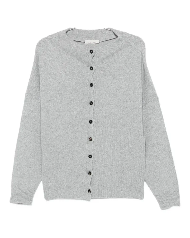 Liviana Conti Geknöpfter Cardigan - Grau Grau