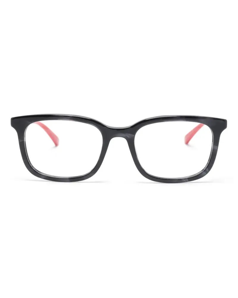 Gucci Brille mit eckigem Gestell - Schwarz Schwarz