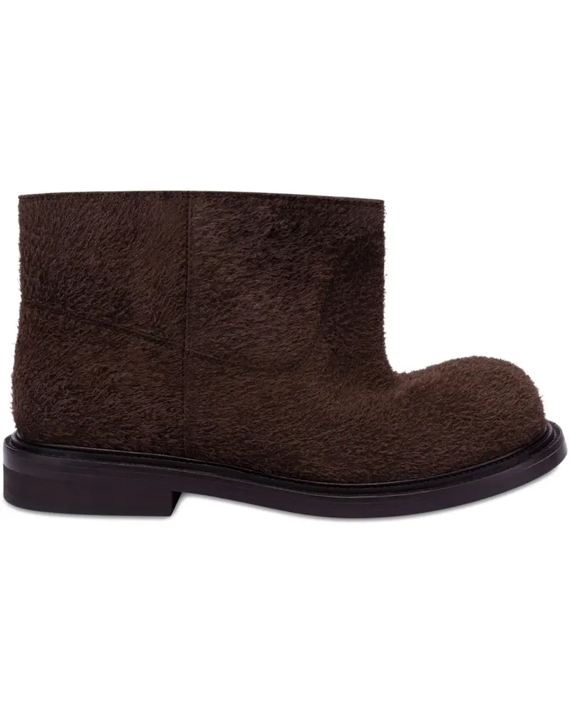 Moschino Stiefeletten aus Kalbshaar - Braun Braun
