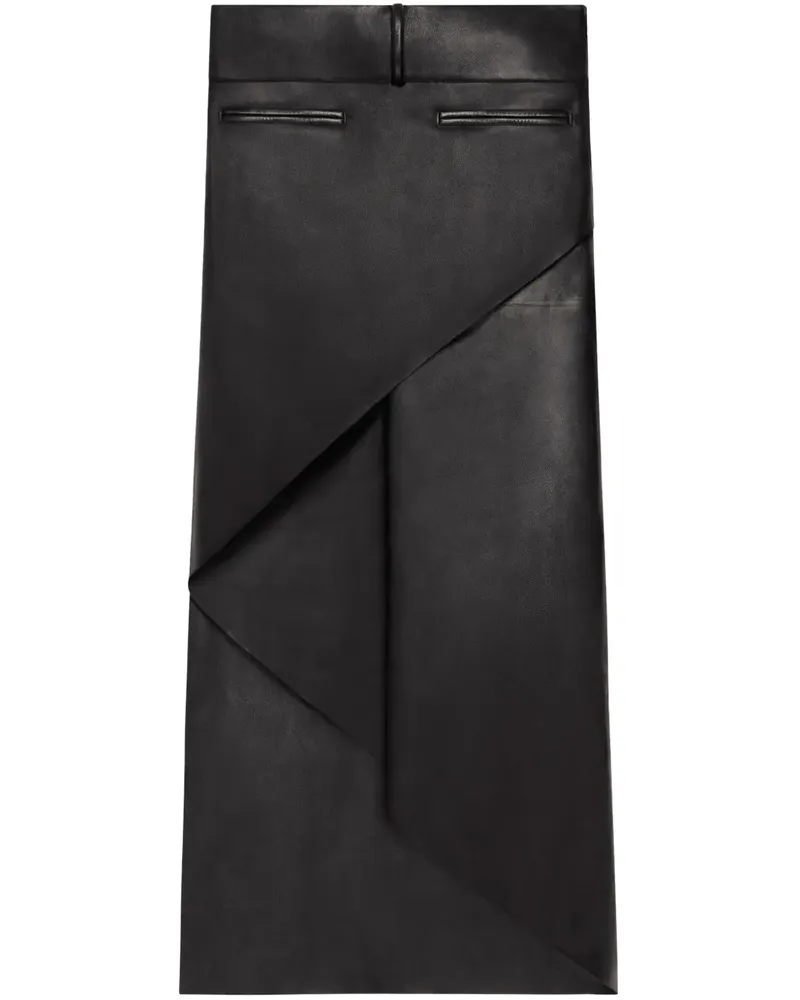 Courrèges Infinity Midirock - Schwarz Schwarz