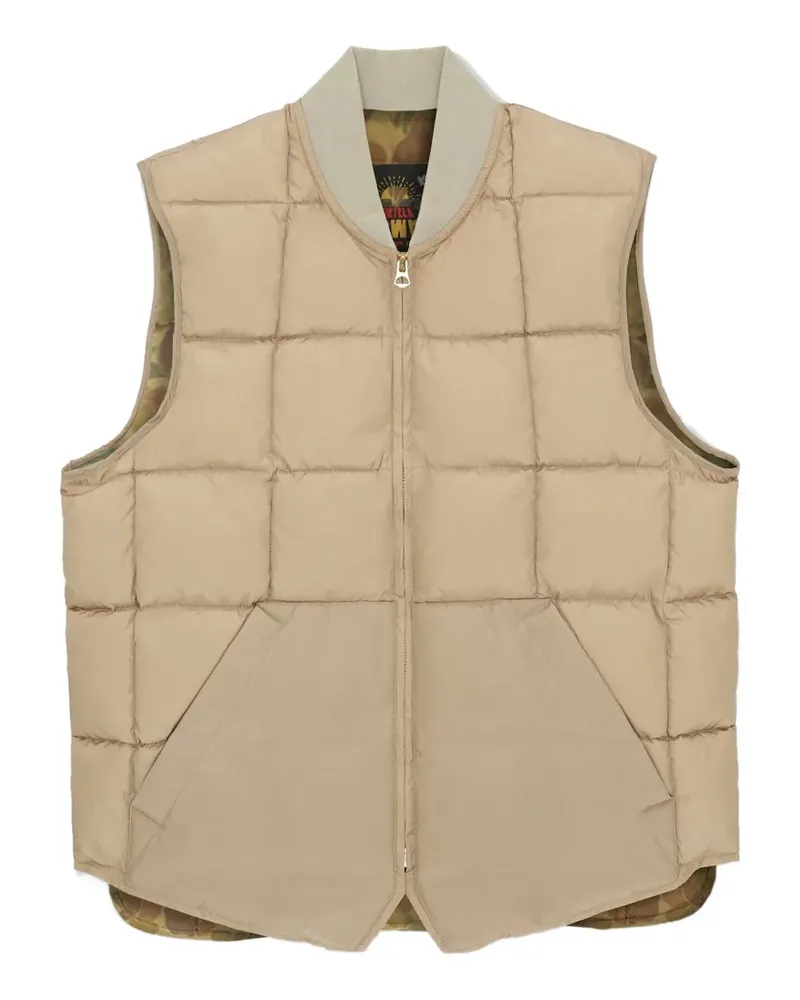 Fortela Vest2 padded sleeveless waistcoat - Nude Nude
