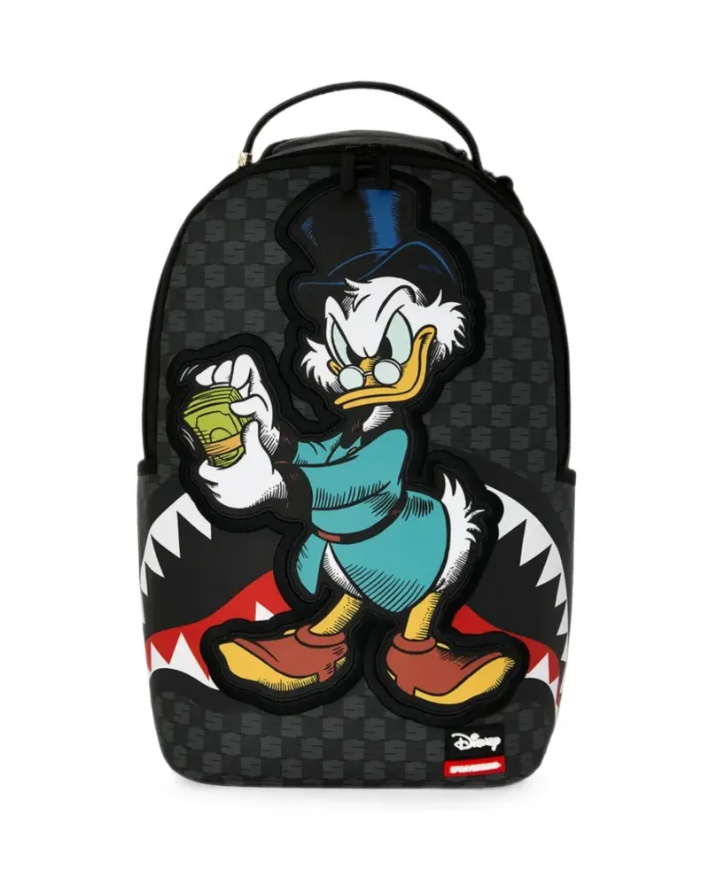 Sprayground x Disney Scrooge Counting Money backpack - Schwarz Schwarz