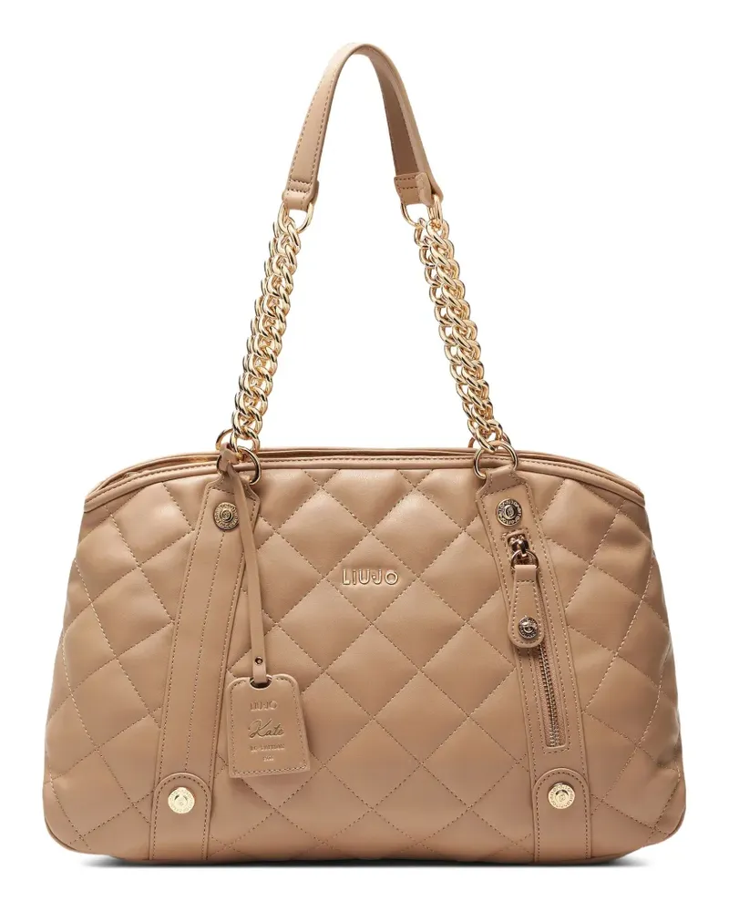 Liu Jo Gesteppte Handtasche mit Logo - Rosa Rosa