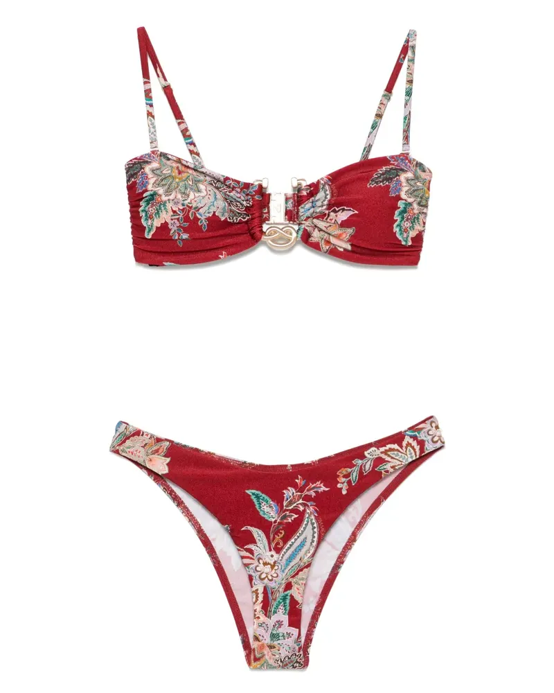 Zimmermann Rhiannon Knot Bikini - Rot Rot