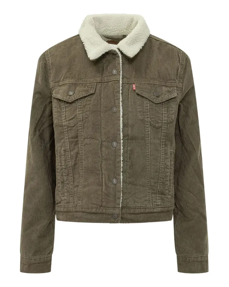 Levi's sherpa-collar corduroy jacket - Braun Braun