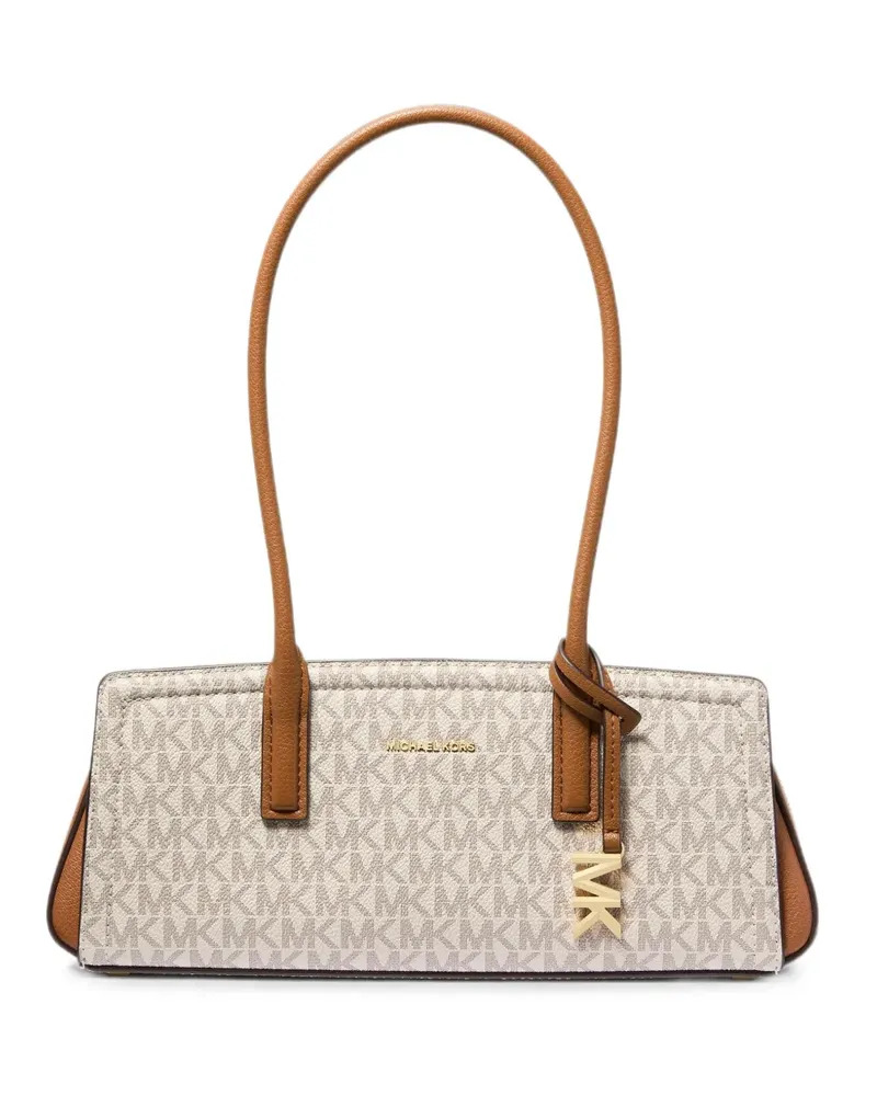 Michael Kors small Laila monogram-print East-West bag - Nude Nude