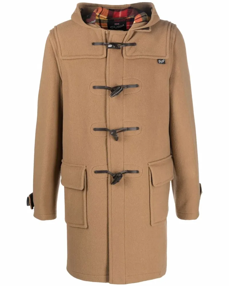 Gloverall Dufflecoat mit Kapuze - Braun Braun