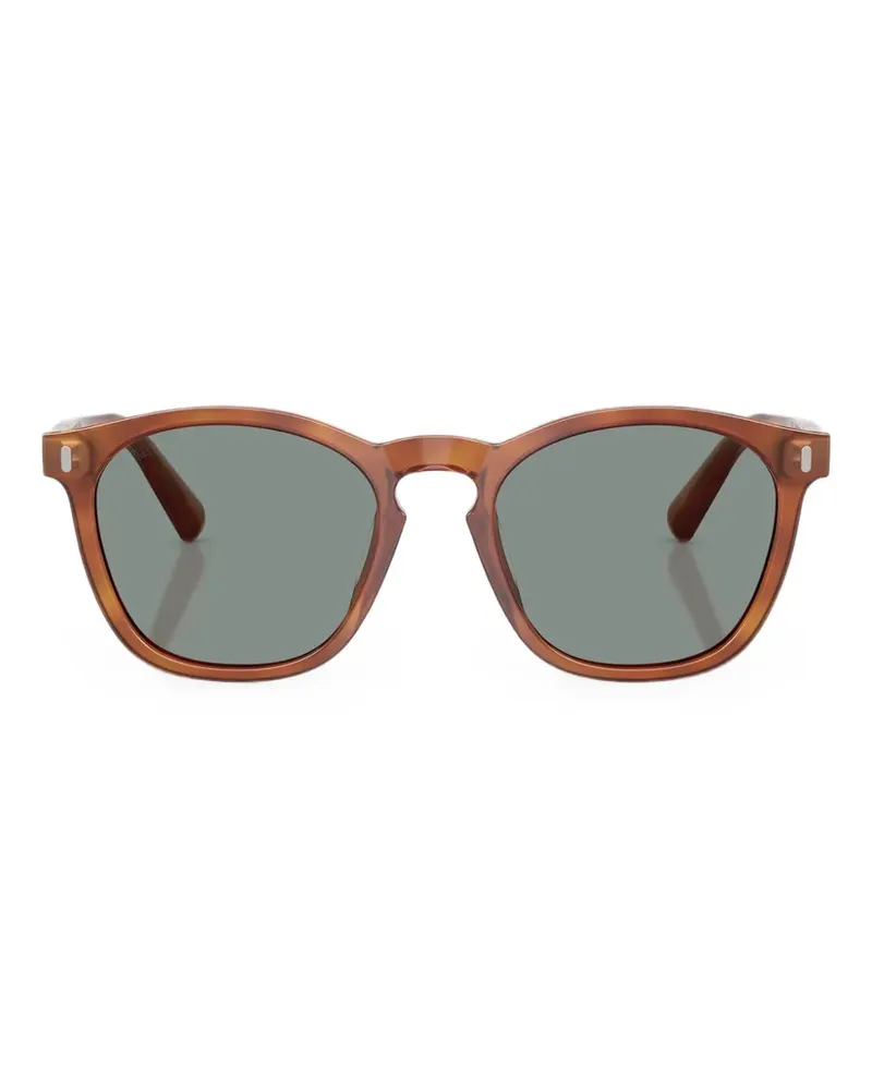 Persol Sonnenbrille mit rundem Gestell - Braun Braun