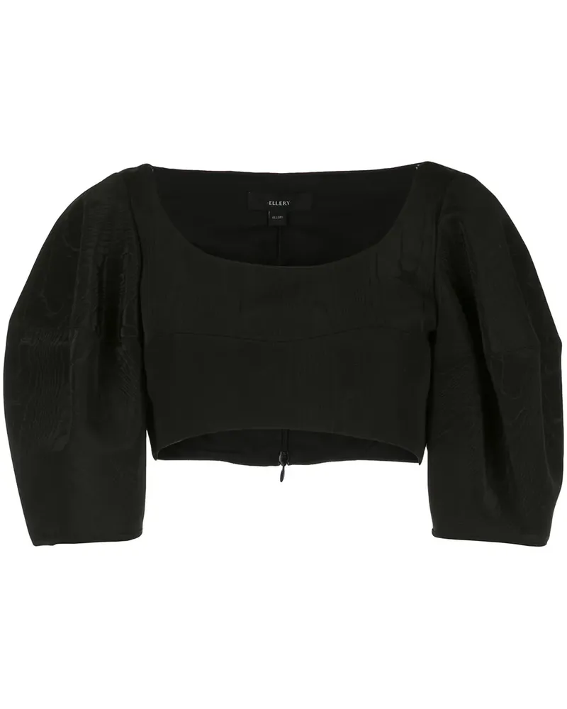 ELLERY Bluse mit Puffärmeln - Schwarz Schwarz