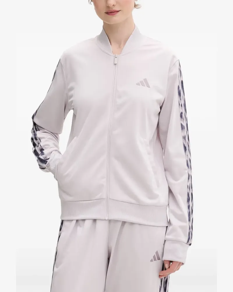 adidas leopard-print detail tracksuit set - Violett Violett