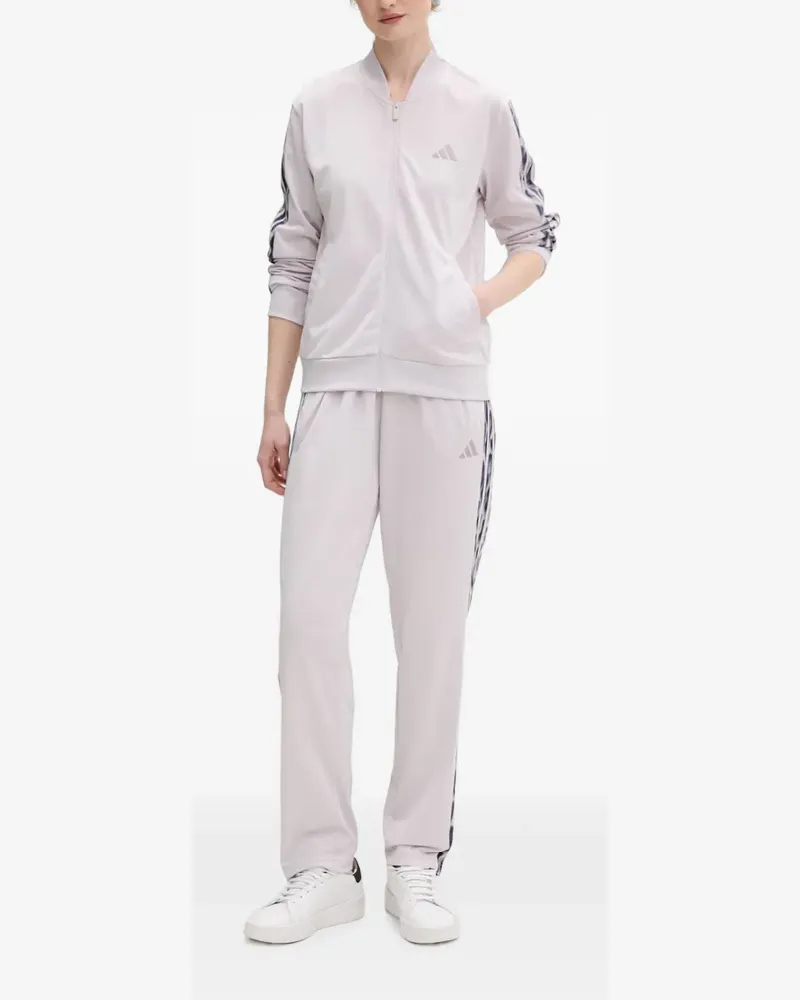 adidas leopard-print detail tracksuit set - Violett Violett