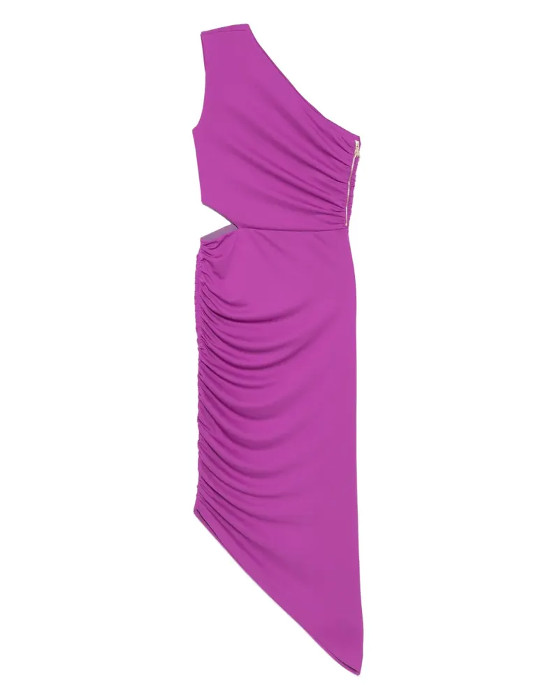Patrizia Pepe Kleid mit asymmetrischem Schnitt - Violett Violett