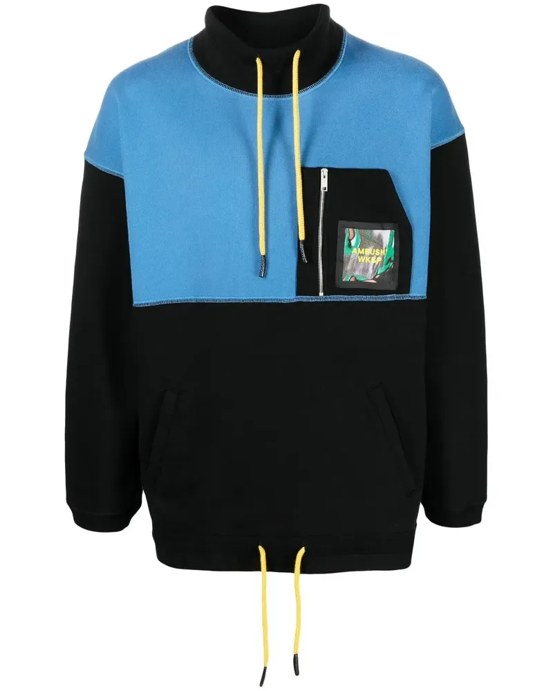 AMBUSH Sweatshirt mit Logo-Patch - Schwarz Schwarz