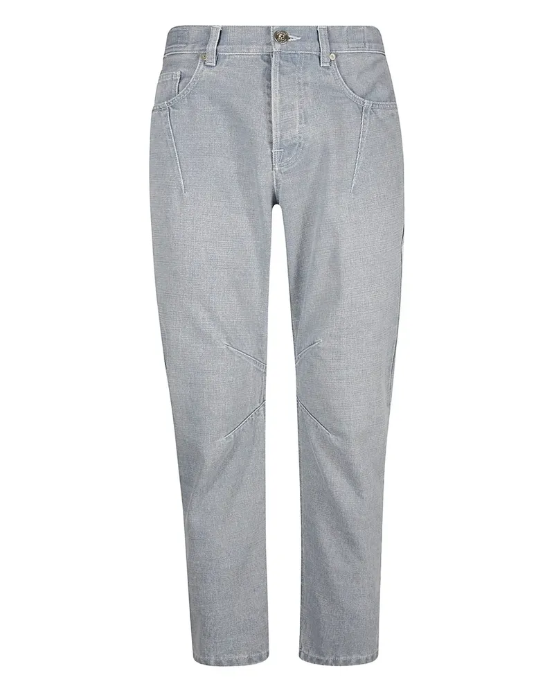 Eleventy darted-front denim jeans - Grau Grau