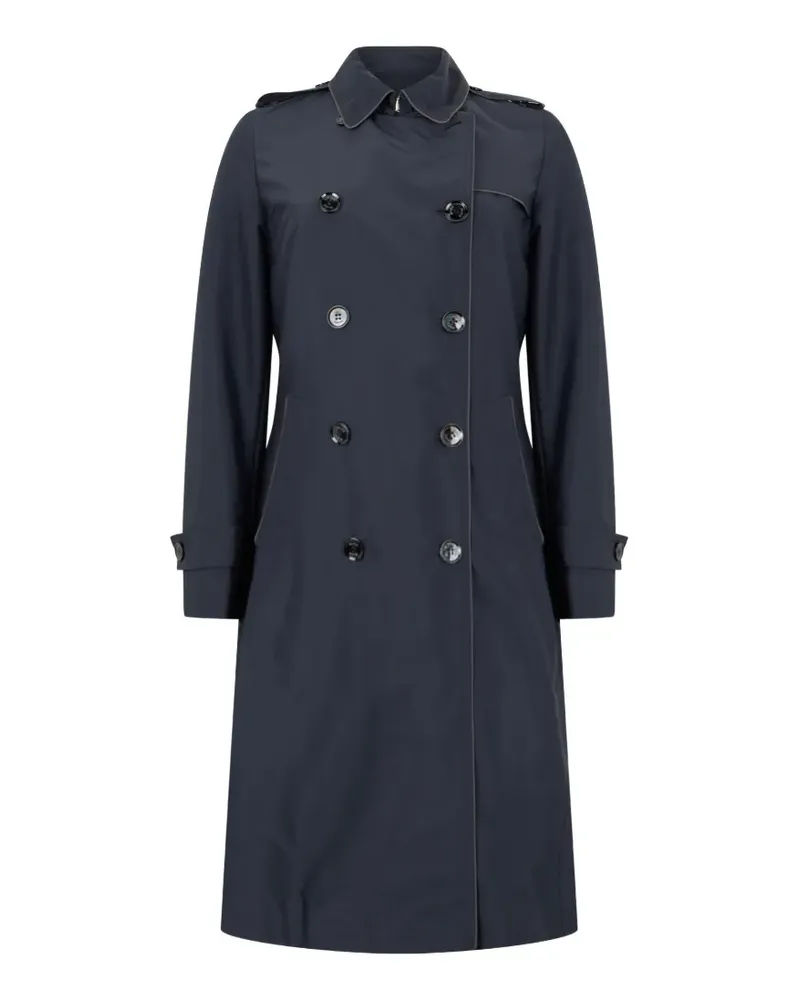 MOORER Alimidi-P double-breasted trench coat - Blau Blau