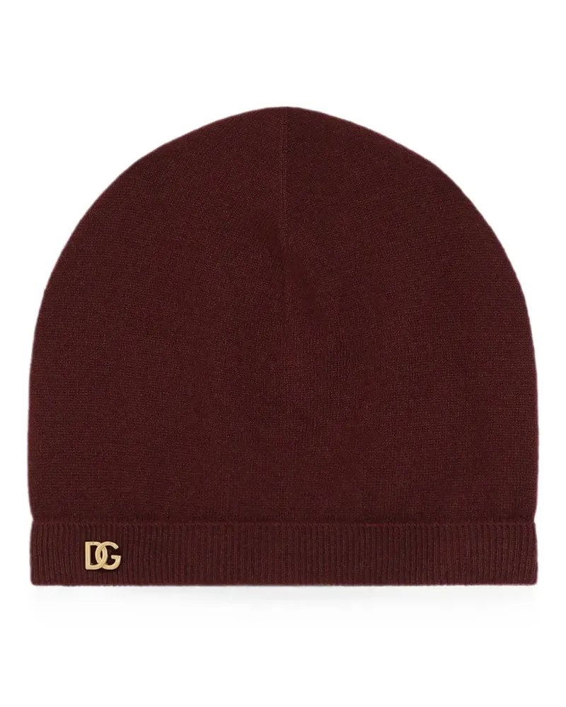 Dolce & Gabbana Gestrickte Mütze - Rot Rot