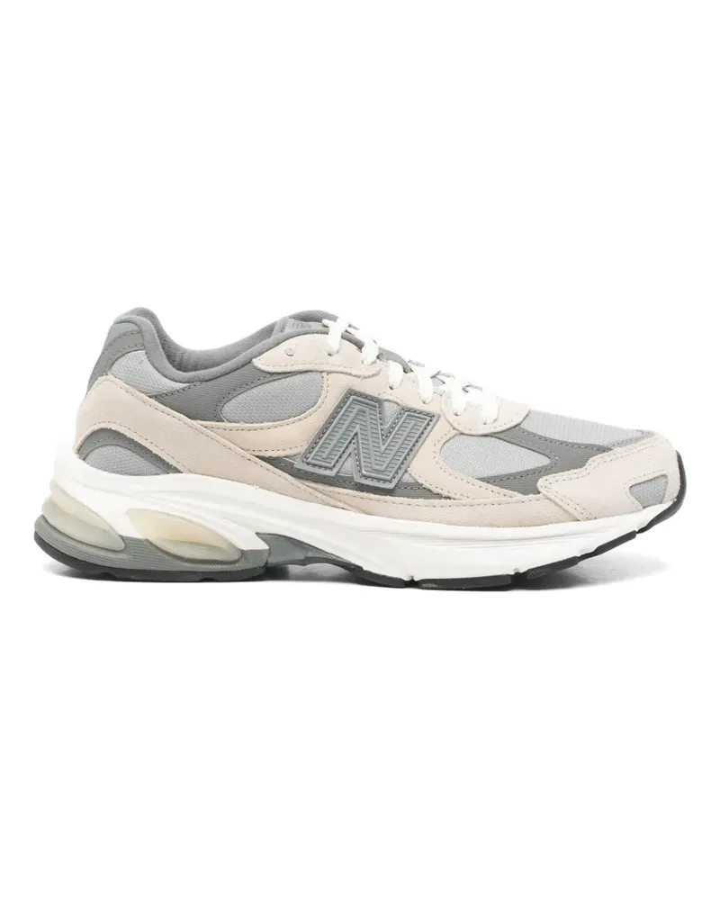 New Balance Sneakers mit Kontrasteinsätzen - Grau Grau