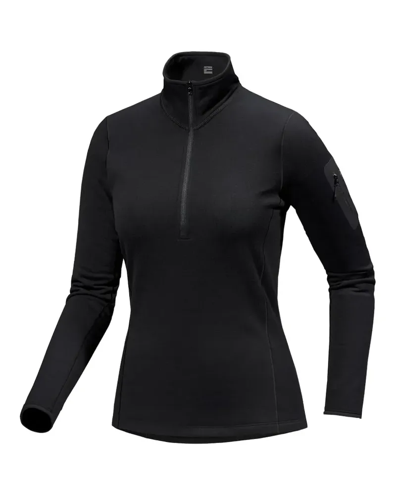 Arc'teryx Kyanite Pullover mit Reißverschluss - Schwarz Schwarz