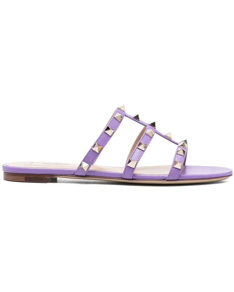Valentino Garavani Rockstud Sandalen - Violett Violett