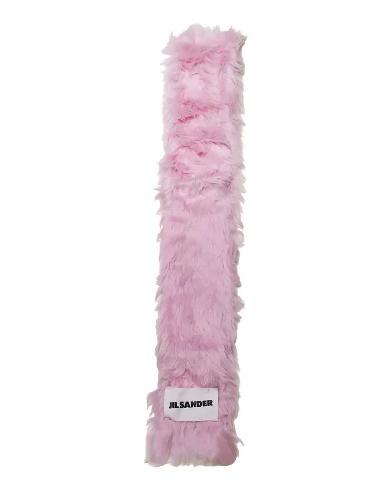 Jil Sander faux fur scarf - Rosa Rosa