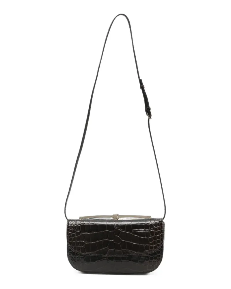 Tom Ford Clutch mit Kroko-Effekt - Braun Braun