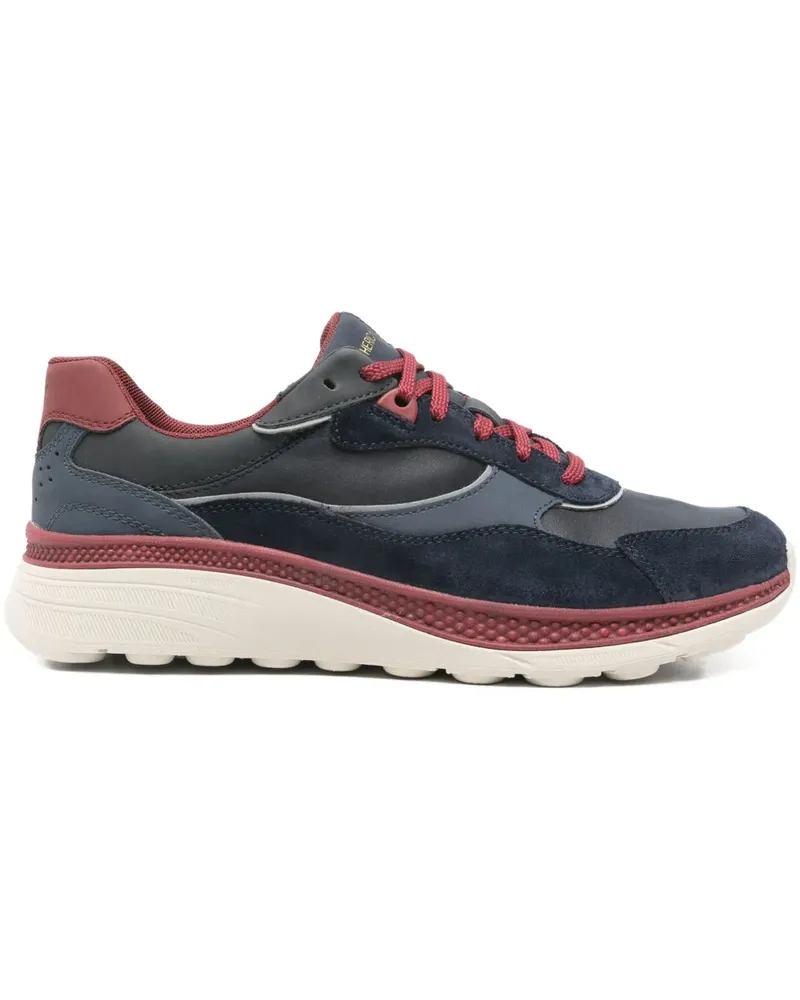Geox Spherica Anatomical panelled lace-up sneakers - Blau Blau
