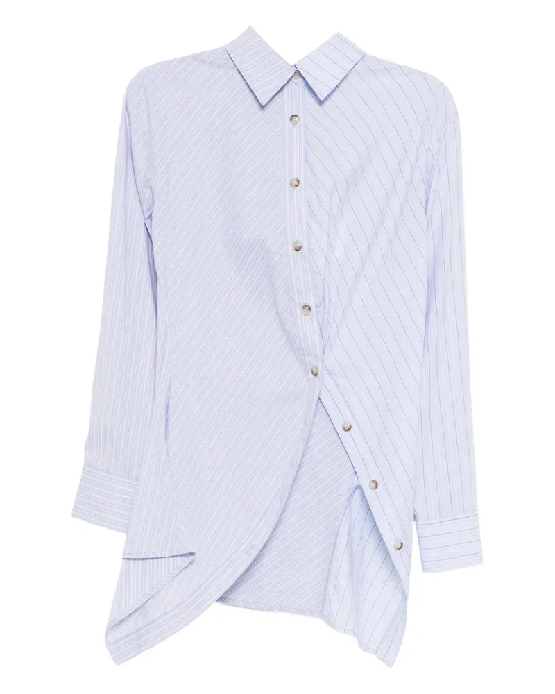 Andersson Bell Twist Stripe Hemd - Blau Blau