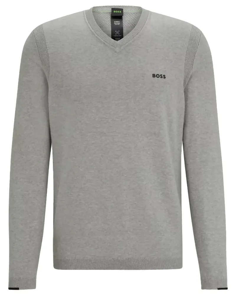 HUGO BOSS Ever-X_VN Pullover - Grau Grau