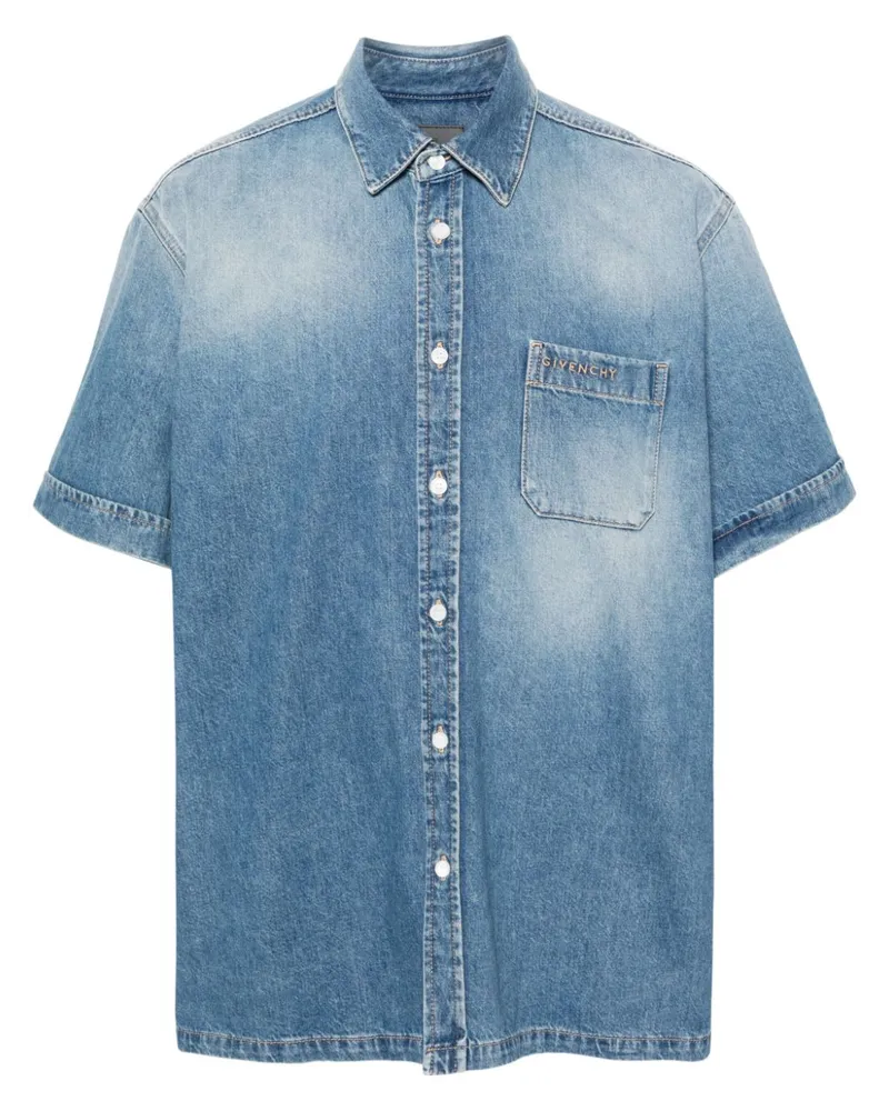Givenchy Jeanshemd mit klassischem Kragen - Blau Blau